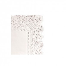 Blondas Rectangulares Caladas Blancas Celulosa 37 x 26cm (Caja 250 Uds) García de Pou - La Casa de Vesta