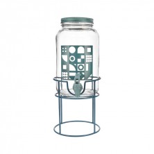 Dispensador Con Pedestal Viba Azul 3 L.