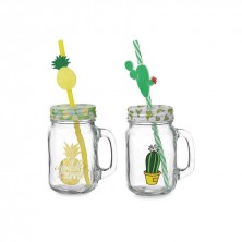 Jarra Con Pajita Habitat 45 cl.