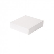 Cajas Pastelería Cuadradas Sin Ventana Blanca 23 x 23 x 7,5 cm (Pack 50 Uds.)