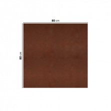Mantel Plegado Z Chocolate 100 x 100 cm. (Pack 20 Uds.) García de Pou - La Casa de Vesta
