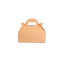 Cajas Pastelería Con Asas Kraft 10 x 18 x 7 cm. (Pack 50 Uds.) García de Pou - La Casa de Vesta