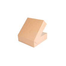 Cajas Pastelería Sin Ventana Kraft 26 x 26 x 8 cm. (Pack 50 Uds.) García de Pou - La Casa de Vesta