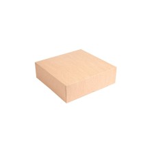 Cajas Pastelería Sin Ventana Kraft 26 x 26 x 8 cm. (Pack 50 Uds.) García de Pou - La Casa de Vesta