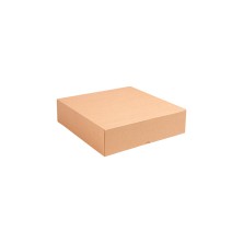 Cajas Pastelería Sin Ventana Kraft 30 x 30 x 8 cm. (Pack 50 Uds.) García de Pou - La Casa de Vesta