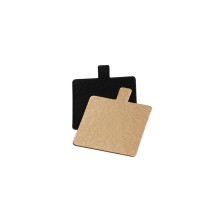 Discos Metalizados Cuadrado 2 Caras Oro Y Negro 8 x 8 cm (Pack 250 Uds.) García de Pou - La Casa de Vesta