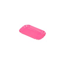 Mini Bandeja Rectangular Fucsia 4 x 8 cm. (Pack 100 Uds.) García de Pou - La Casa de Vesta