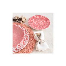 Vajilla Aquilea Rosa 12 Piezas. BIDASOA - La Casa de Vesta