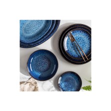 Plato Hondo Cosmos Blue 20 cm. (Caja 24 Uds.) Lubiana - La Casa de Vesta