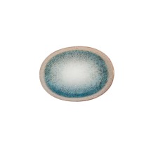 Fuente Oval Turquesa Óxido 38 cm. (Caja 6 Uds.) Lubiana - La Casa de Vesta