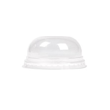 Tapa Cúpula Sin Orificio Para Vaso Compostable 400 ml. (Pack 50 Uds.) García de Pou - La Casa de Vesta